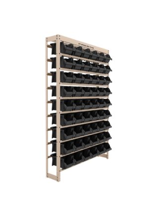 estante metálica c/54 gavetas preta prática n.5 wtec 93011