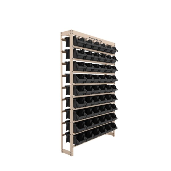 estante metálica c/54 gavetas preta prática n.5 wtec 93011
