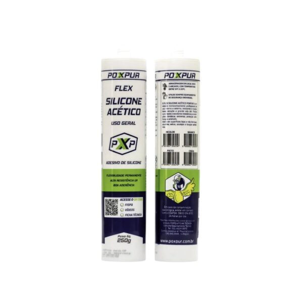 silicone acético branco universal 250g poxpur 25c08.0262e silicone acético branco universal 250g poxpur 25c08.0262e