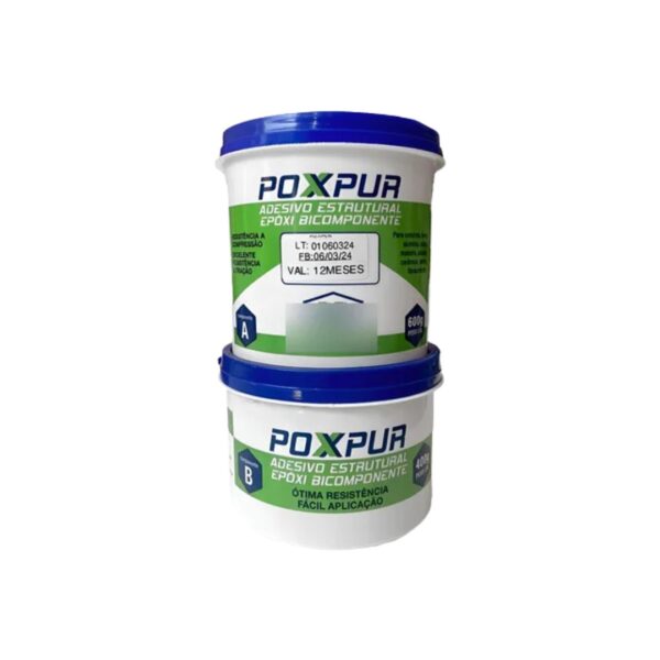 adesivo estrutural epóxi líquido 300g a + b 200g poxpur 0a01.0808 adesivo estrutural epóxi líquido 300g a + b 200g poxpur 0a01.0808