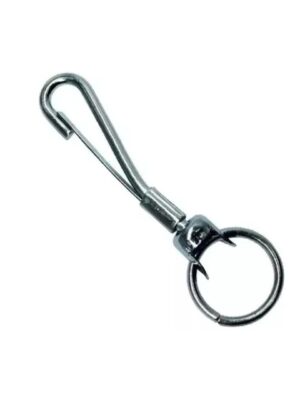 mosquetão girador destorcedor c/ argola cavalo cães