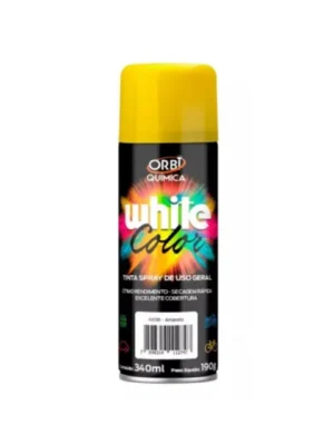 tinta spray amarelo 340ml/190g orbispray