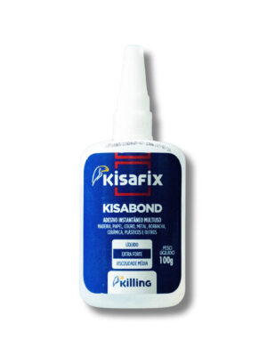 adesivo instantâneo 100g ciano kisabond killing