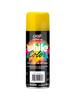 tinta spray amarelo 340ml/190g orbispray