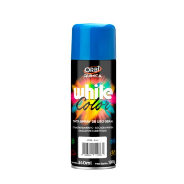 tinta spray azul 340ml/190g orbispray