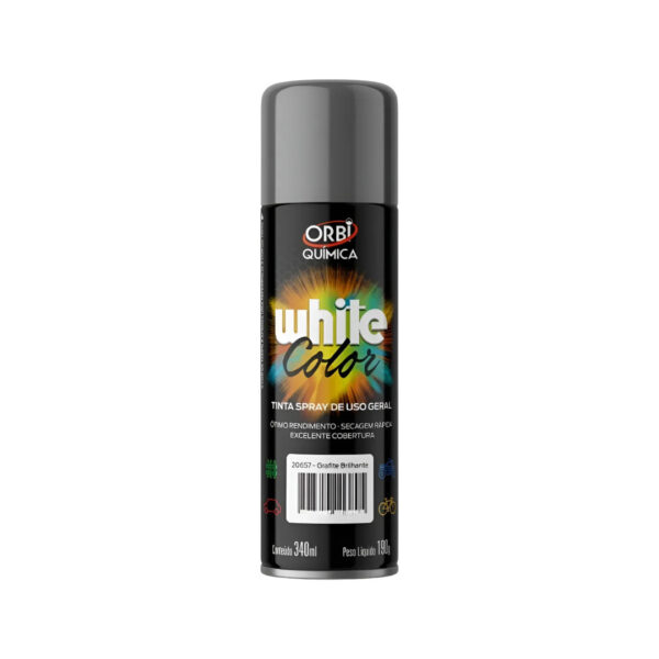 tinta spray grafite 340ml/190g orbispray