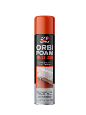espuma expansiva multiuso orbifoam 280g x 460ml