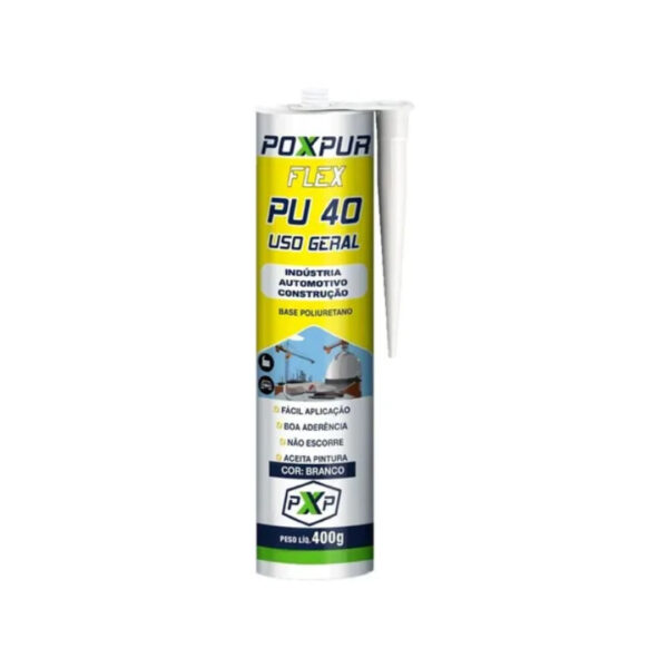pu40 carroceria branco cartucho fllex ht 400g profissional poxpur 1c07.0173