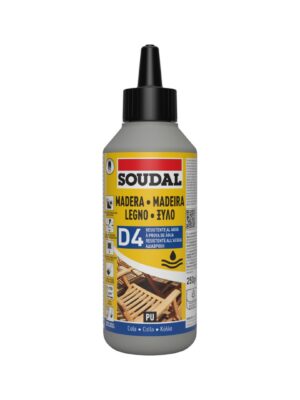 cola pur poliuretano resistente d4 66a 750g soudal