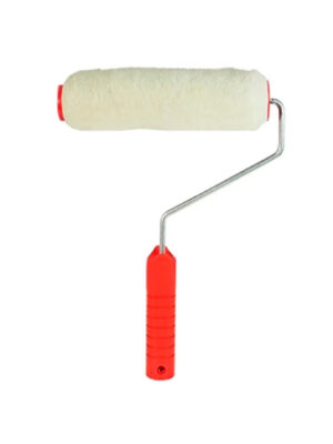 rolo de pele 9cm poliamida natural com cabo roma