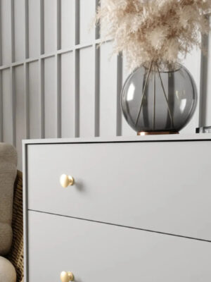 puxador moveis ponto redondo dourado escovado 31.5mm 50un/cx renna 3.650.7038 .