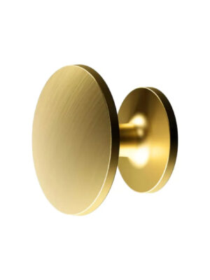 puxador moveis ponto redondo dourado escovado 31.5mm 50un/cx renna 3.650.7038 .