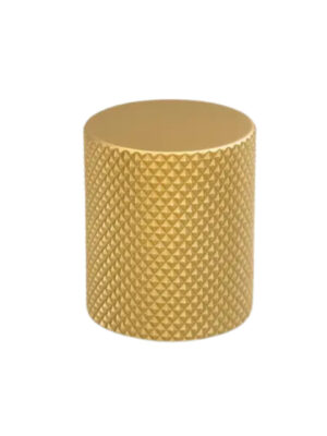 puxador móveis rigato ponto dourado escovado 20mm renna