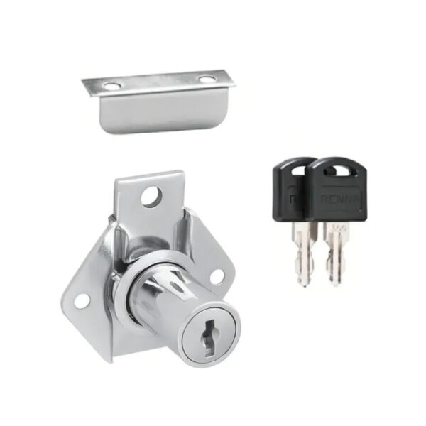 fechadura gaveta 31mm chave dobrável com batente renna 3.650.3285 fechadura gaveta 31mm chave dobrável com batente renna 3.650.3285