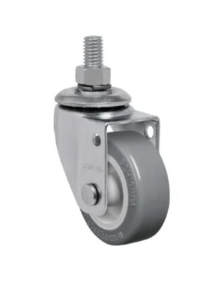 rodízio giratório 2" 210 45kg roda cinza glae