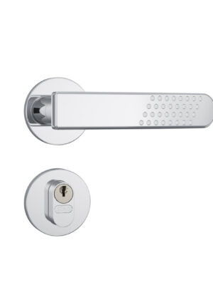 fechadura stam 803/21 externa 40mm roseta redonda inox