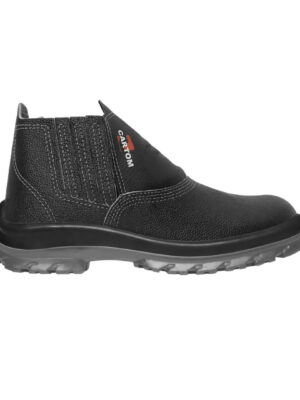 botina elástico com bico pvc 41 preta bidensidade cartom 004750 .