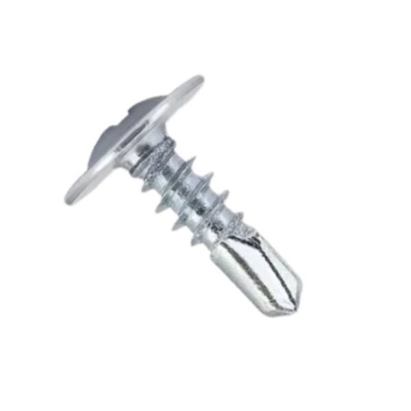 parafuso phillips flange ponta brocante auto atarraxante drill 4.2x19mm zincado branco pacote com 100 unidades