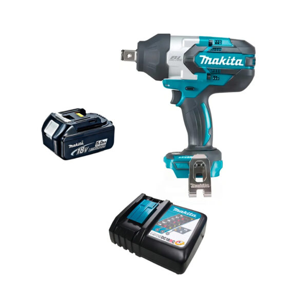 chave de impacto 3/4" 1 bateira 18v 3.ha 1830b com carregador dc18rc dtw1001z promo makita
