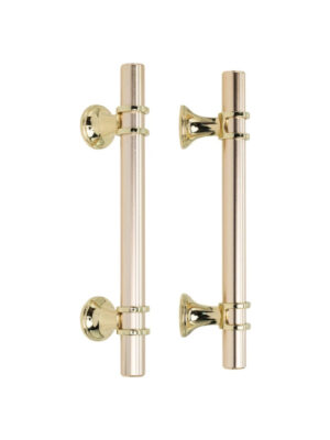 puxador móveis enlace dourado fosco com base brilho