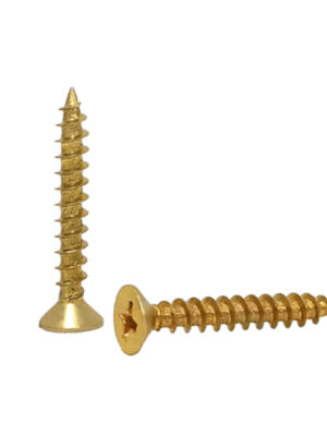 parafuso phillips cabeça chata bicromatizado 4.0x16 pacote com 100 unidades