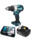 parafusadeira furadeira de impacto +1 bateria 1830b 3ah 18v + carregador dc18rc makita dhp489z promo