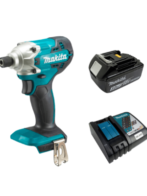 parafusadeira + 1 bateria 3.0ah 18v impacto dtd156z + carregador dc18rc makita dtd156z promo