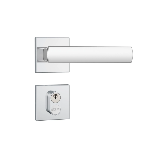 fechadura stam 803/35 externa 40mm roseta/quadrada inox