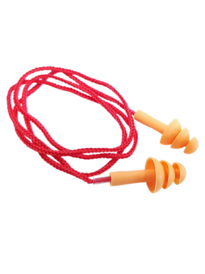 protetor auricular plug silicone com cordão plastcor