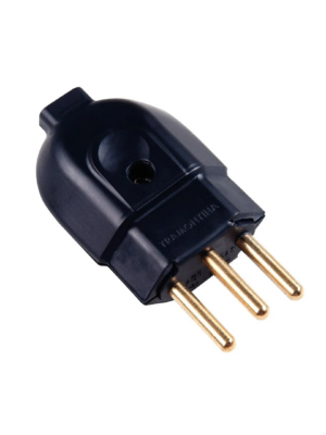 plug macho 10 amperes 2p+t preto tramontina