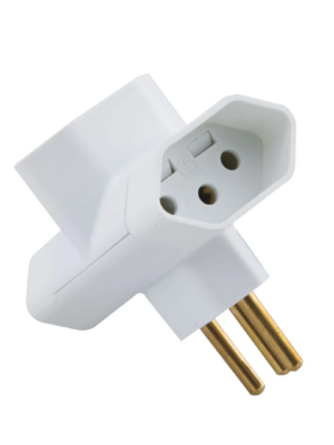 plug t 2p 10 amperes 250v branco tramontina 57400080
