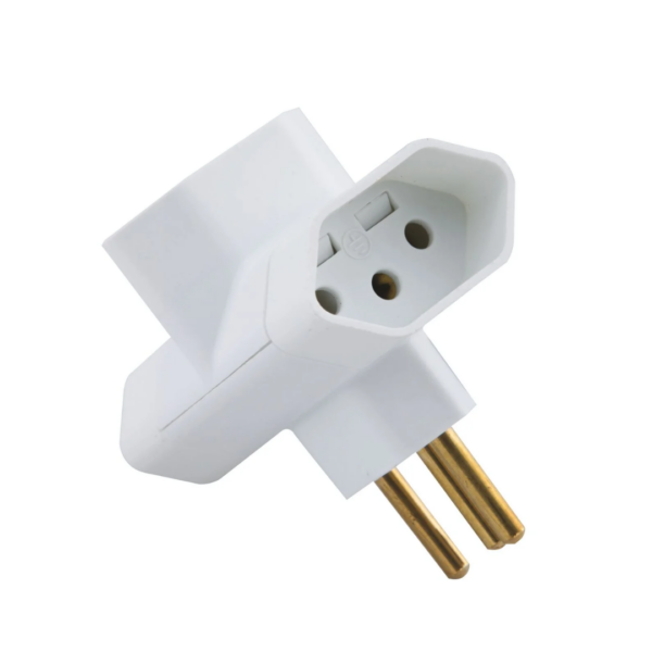 plug t 2p 10 amperes 250v branco tramontina 57400080