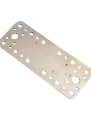 placa de junção reta 65x170x2,5mm em aço galvanizado zincado a 791