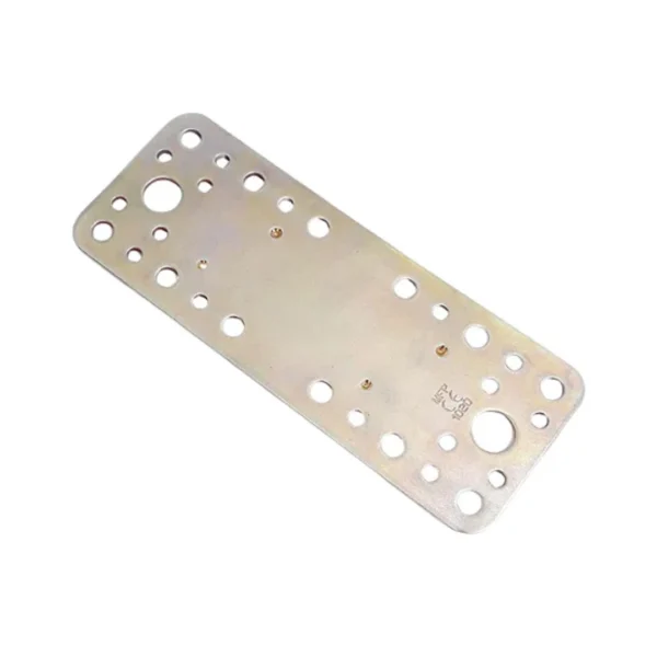 placa de junção reta 65x170x2,5mm em aço galvanizado zincado a 791