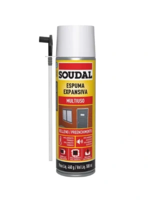 espuma expansiva 500ml 460g soudal 123362