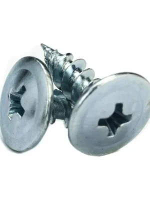 parafuso phillips flange zincado branco ponta agulha auto atarraxante sem escareador 4.2x13mm caixa com 1.000 unidades