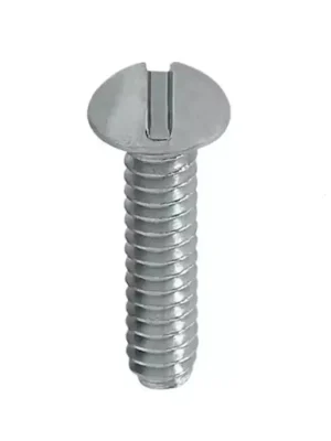parafuso máquina cabeça redonda fenda 5/32 x 3/8" zincado pacote com 100 unidades