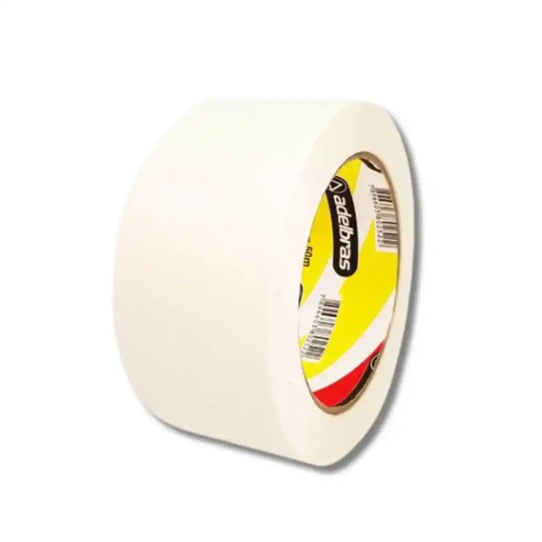 fita crepe 48x50mt 710 branca adelbras 0615000009 fita crepe 48x50mt 710 branca adelbras 0615000009