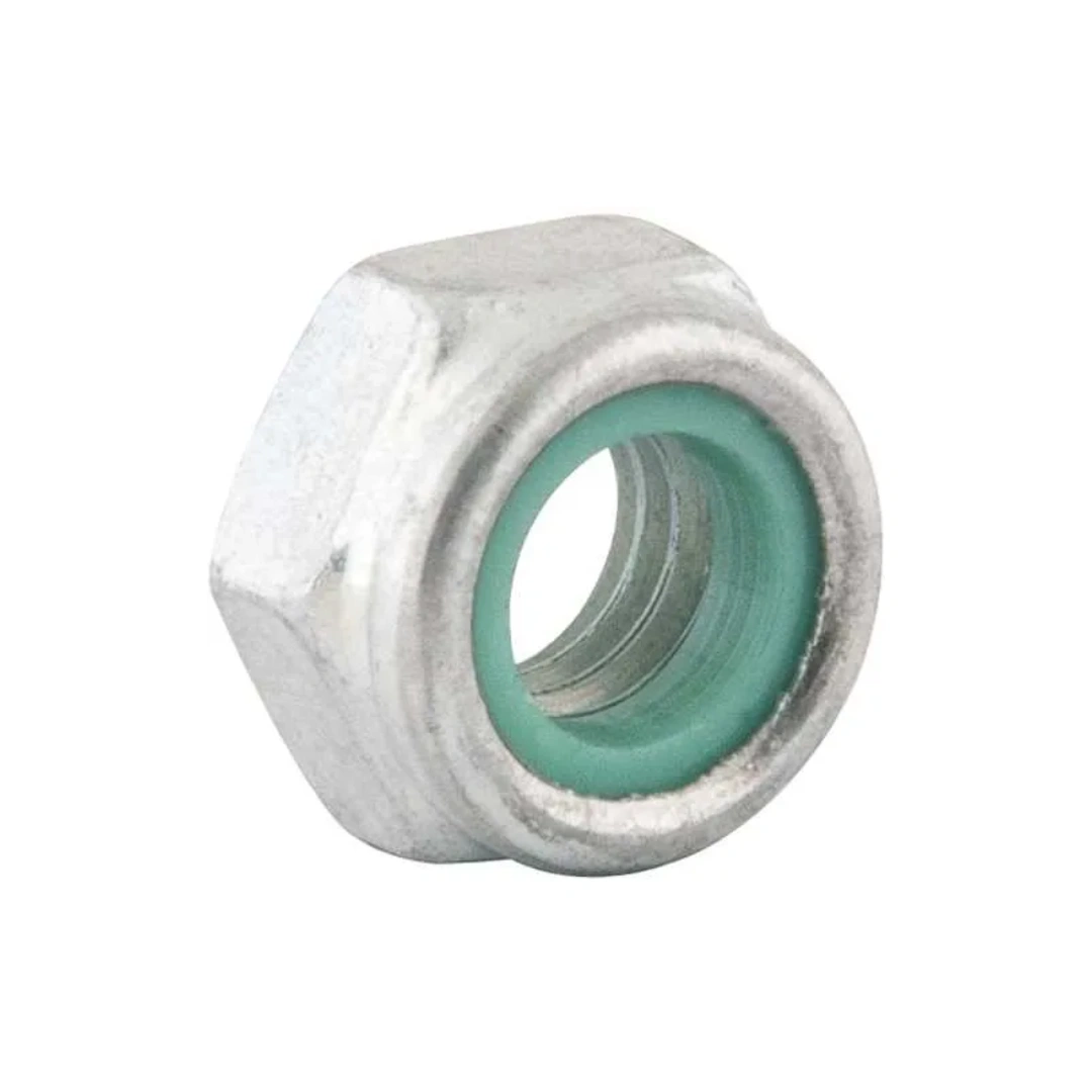 porca auto travante sextavado baixa ma 8mm pacote com 100 unidades porca auto travante sextavado baixa ma 8mm pacote com 100 unidades