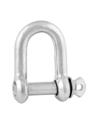 manilha reta aço reforçado 3/4" x 19mm ruptura 1000kg galvanizada