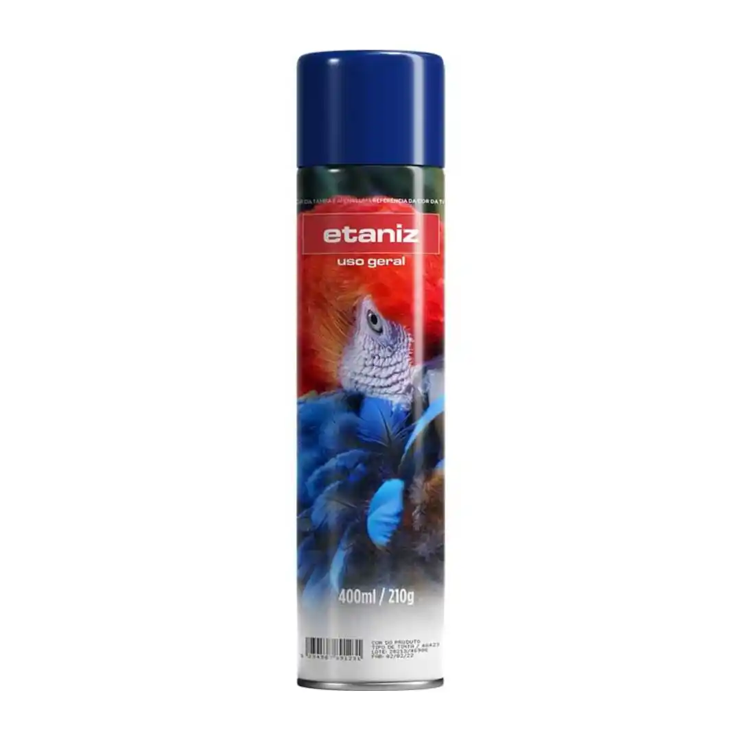 tinta spray azul escuro 400ml/210g etaniz 46970 tinta spray azul escuro 400ml/210g etaniz 46970