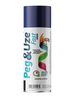 tinta spray azul escuro 300ml/130g peg&uze 6369