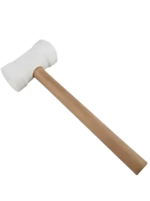 martelo de borracha 60mm branco paraboni 101057