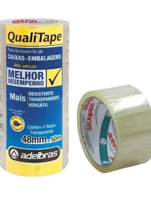 fita adesiva transparente 48x50 adelbras 0811000034