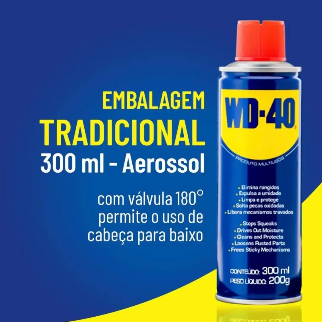 wd 40 desengipante lubrificante multiuso spray 300ml wd 40 desengipante lubrificante multiuso spray 300ml