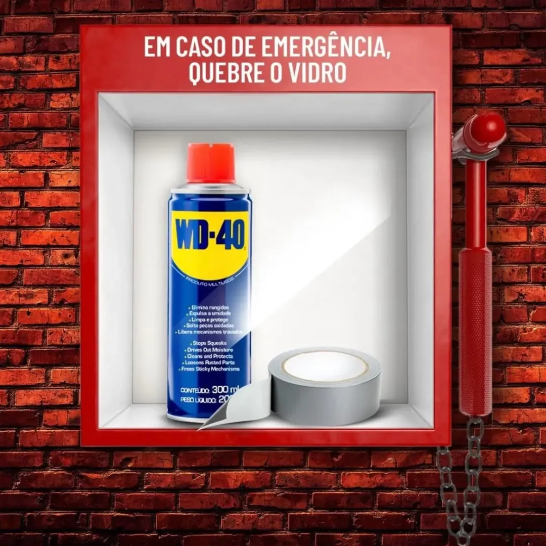wd 40 desengipante lubrificante multiuso spray 300ml wd 40 desengipante lubrificante multiuso spray 300ml
