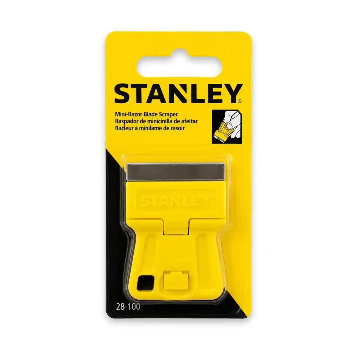 MIni Raspador Stanley Para Película Insufilme Remover Resíduos 28-100
