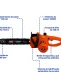 motosserra elétrica 14" 1200w saw1200 220v intech 44