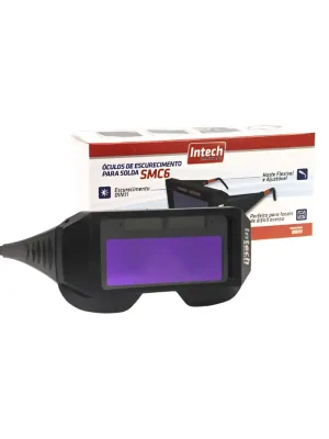 Óculos automático para solda smc6 intech 4357