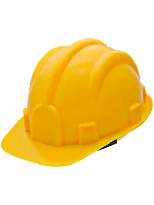 capacete segurança amarelo com carneira c.a.31469 plastcor 700.00463